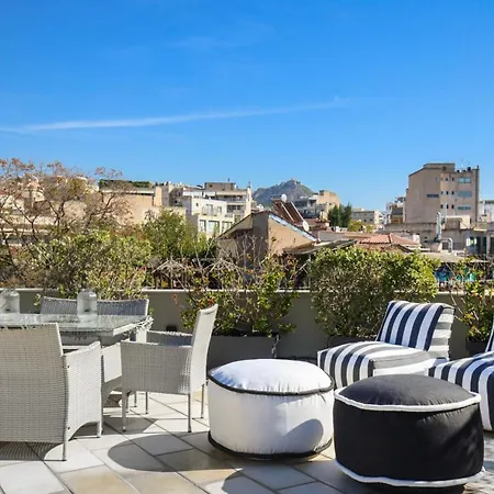 Fantastic With Shared Rooftop Deck Apartment Athens